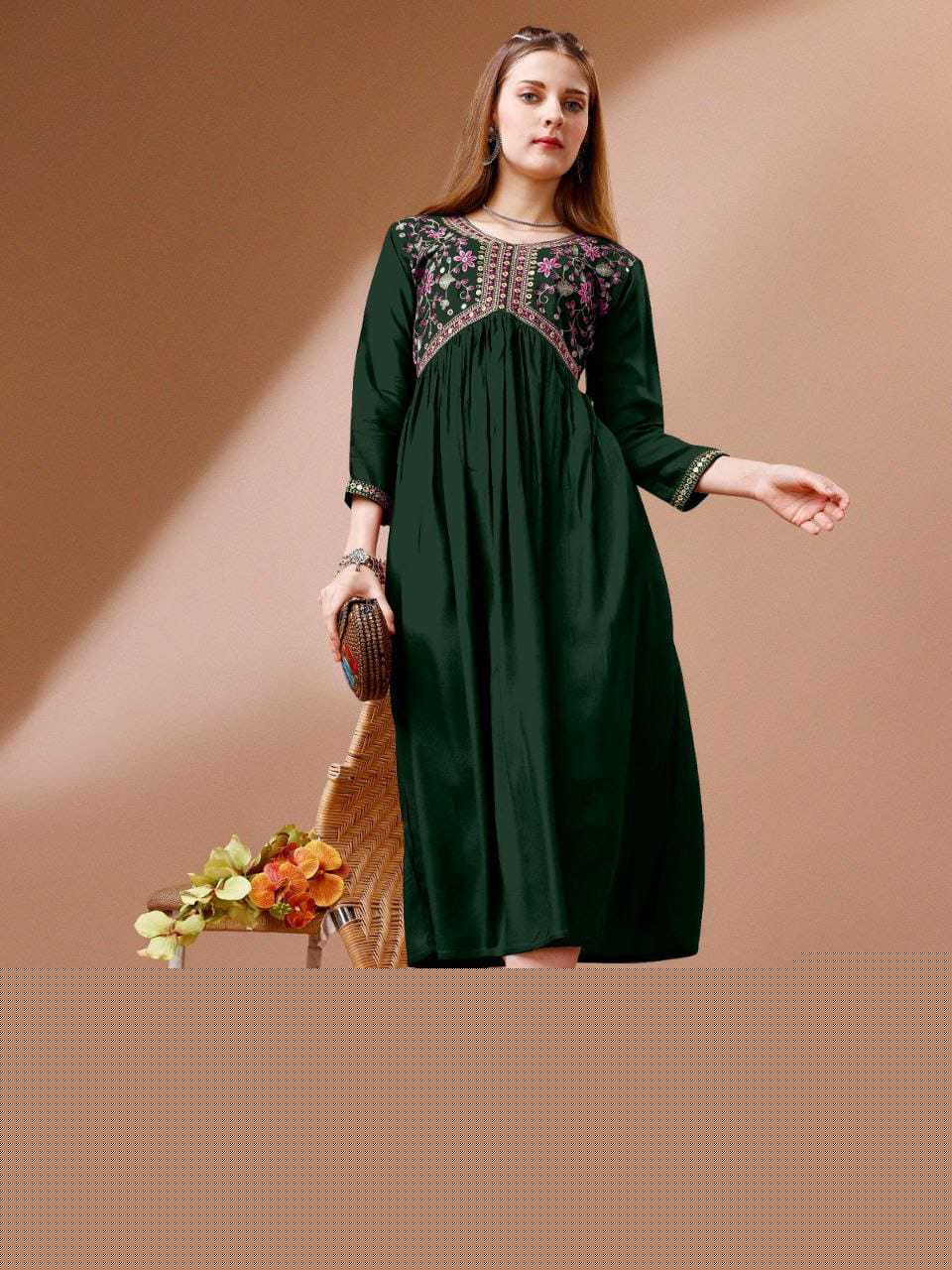 Rayon Anarkali Kurti - MYLUXURY LANE ENTERPRISE